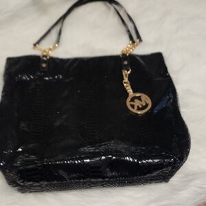 Micheal Kors Snakeskin tote like New